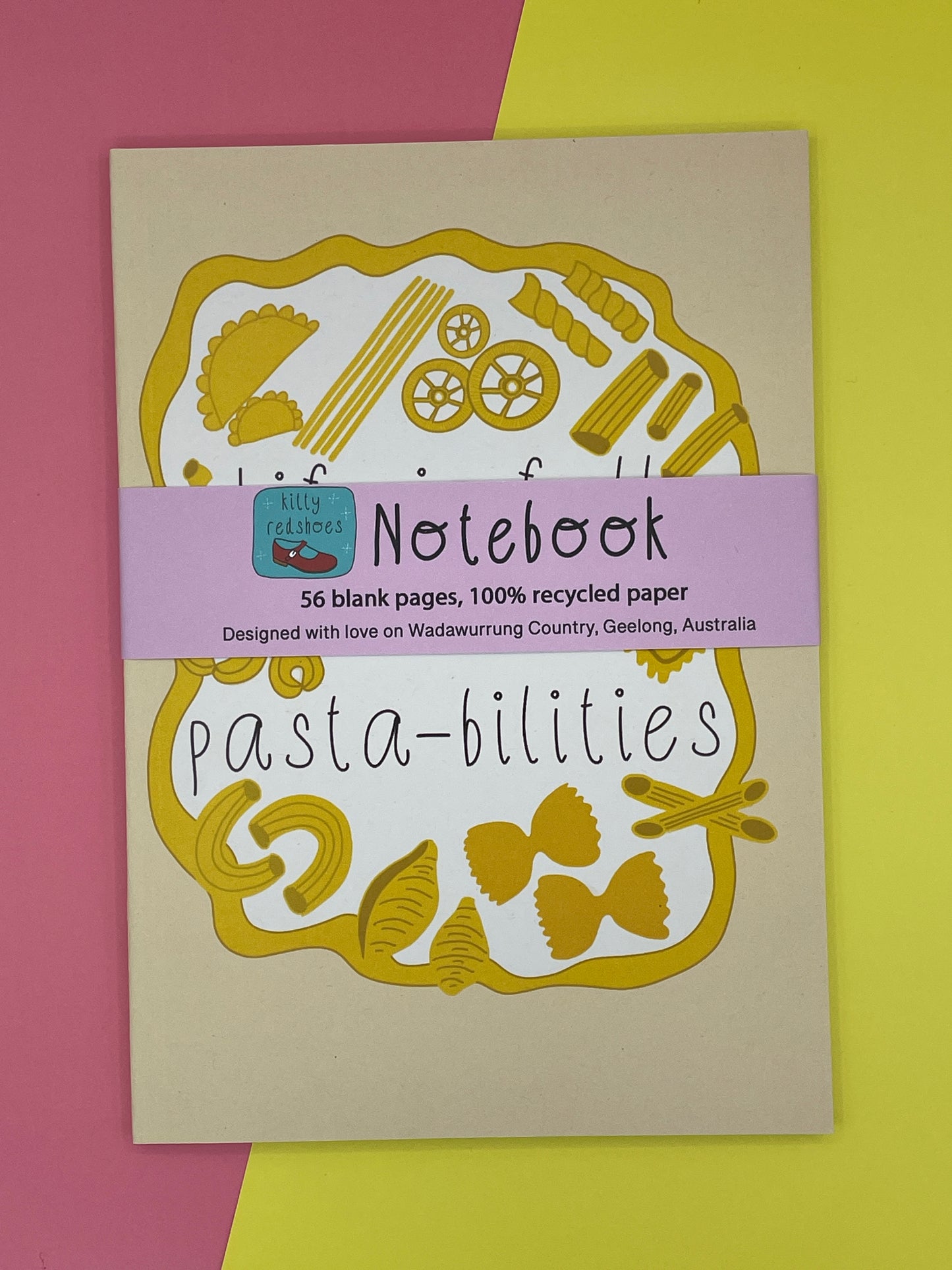 Life is full of pasta-bilities notebook