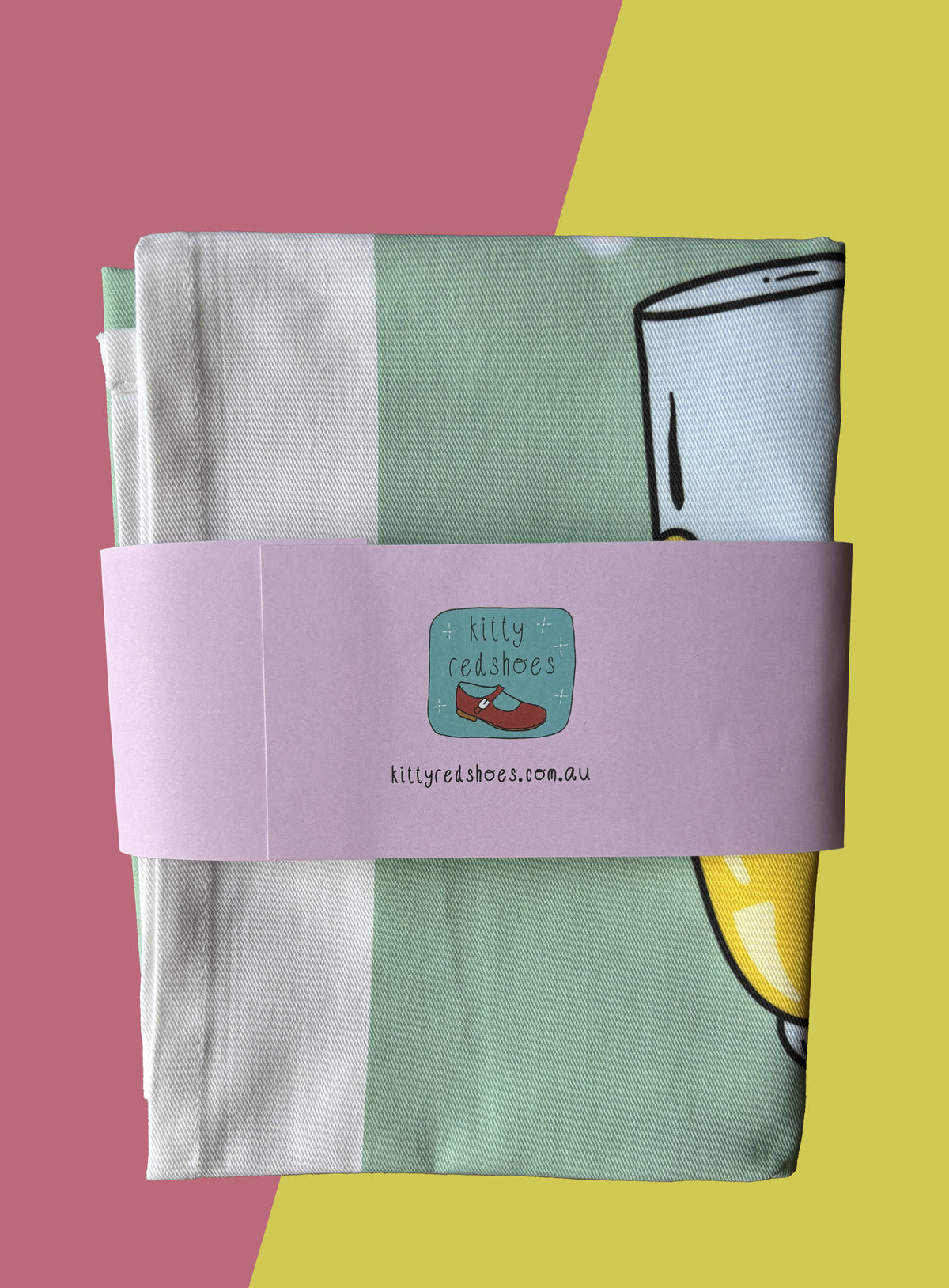 Prosecco tea towel