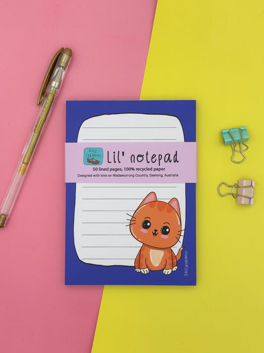 Cat lil notepad