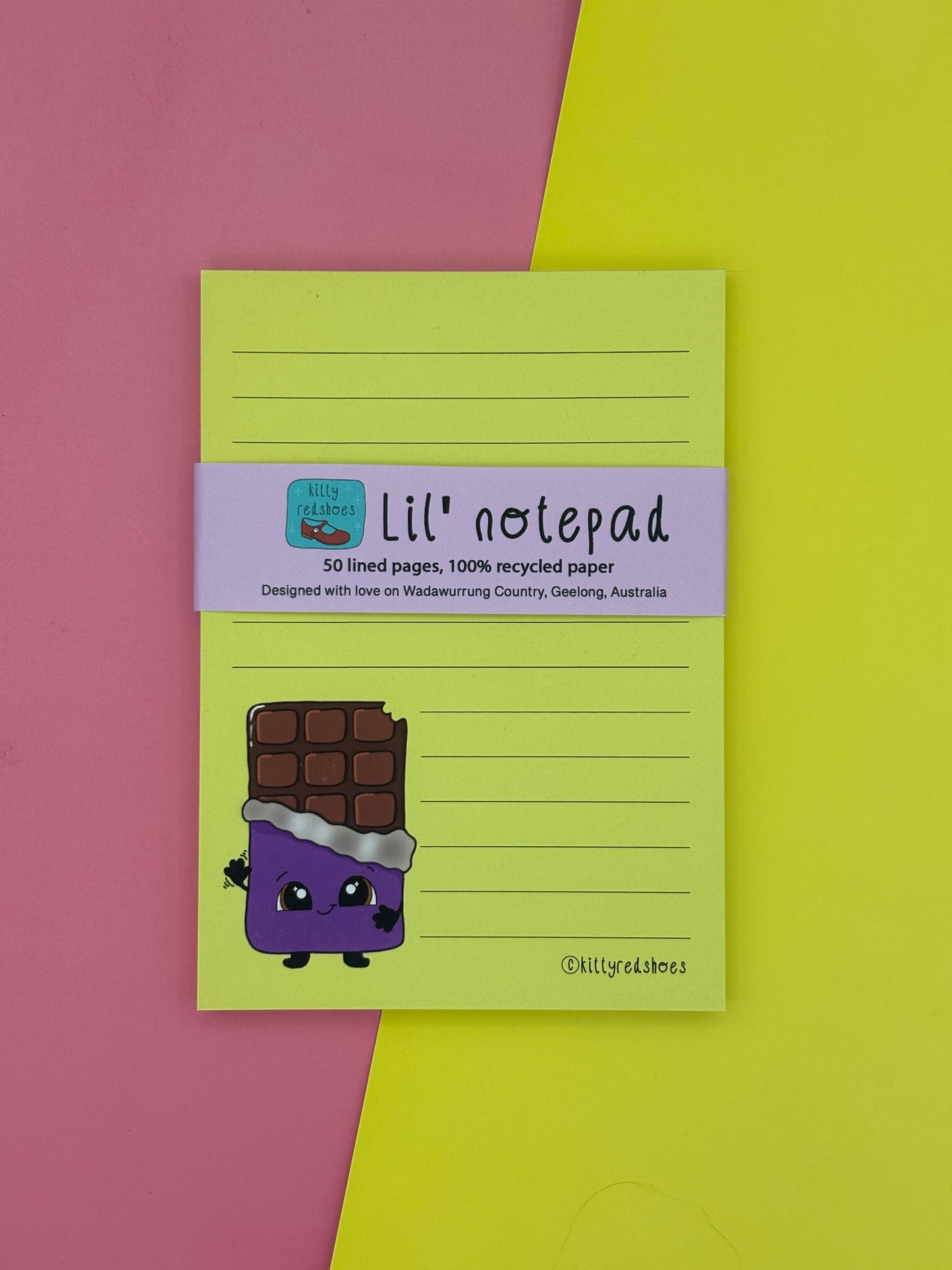 Chocolate lil notepad