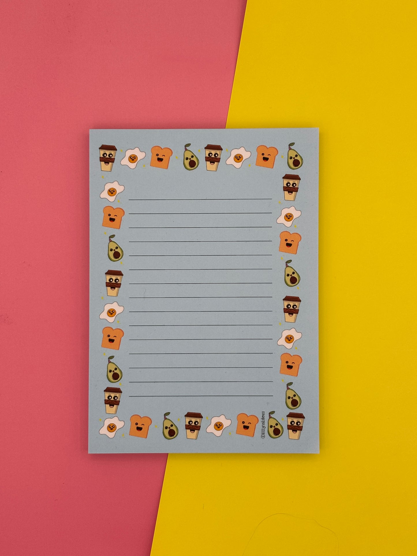 Breakfast lil notepad