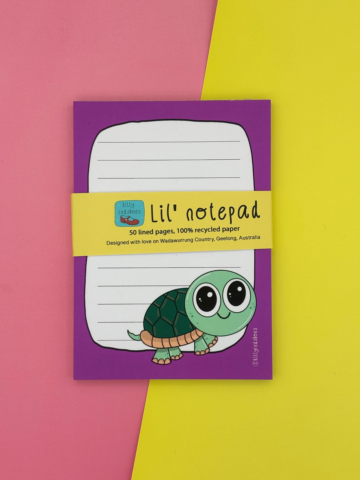 Turtle lil notepad
