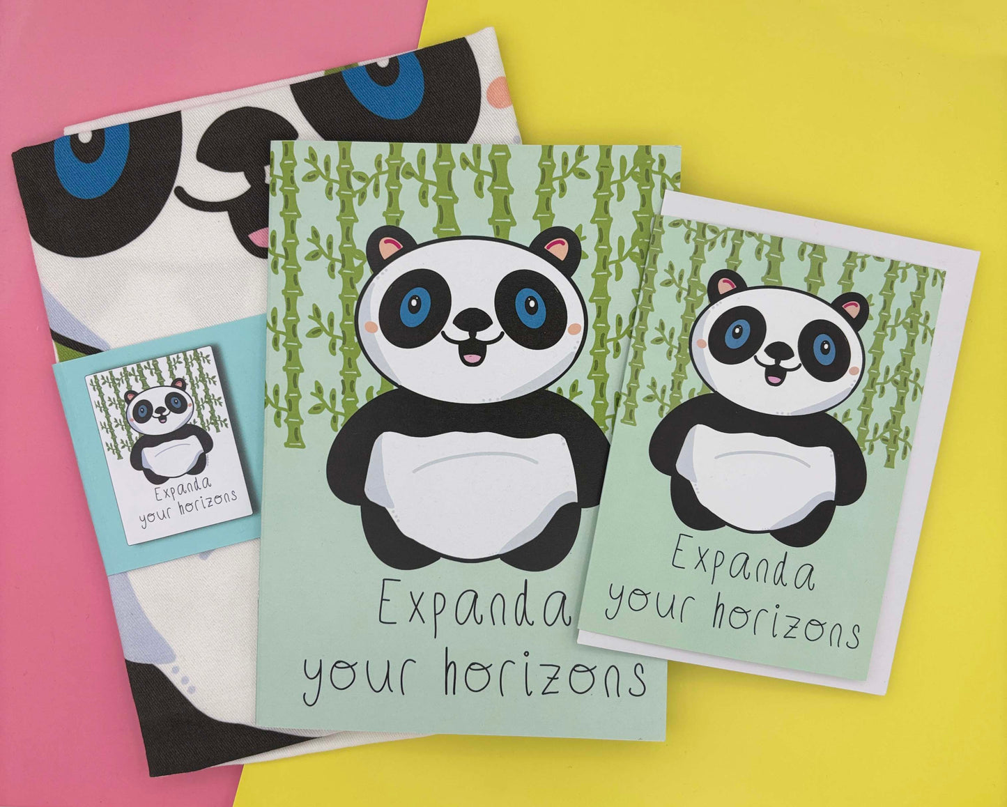Panda tea towel bundle
