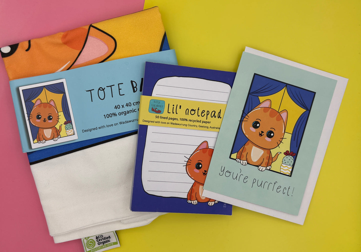 Cat tote bag bundle