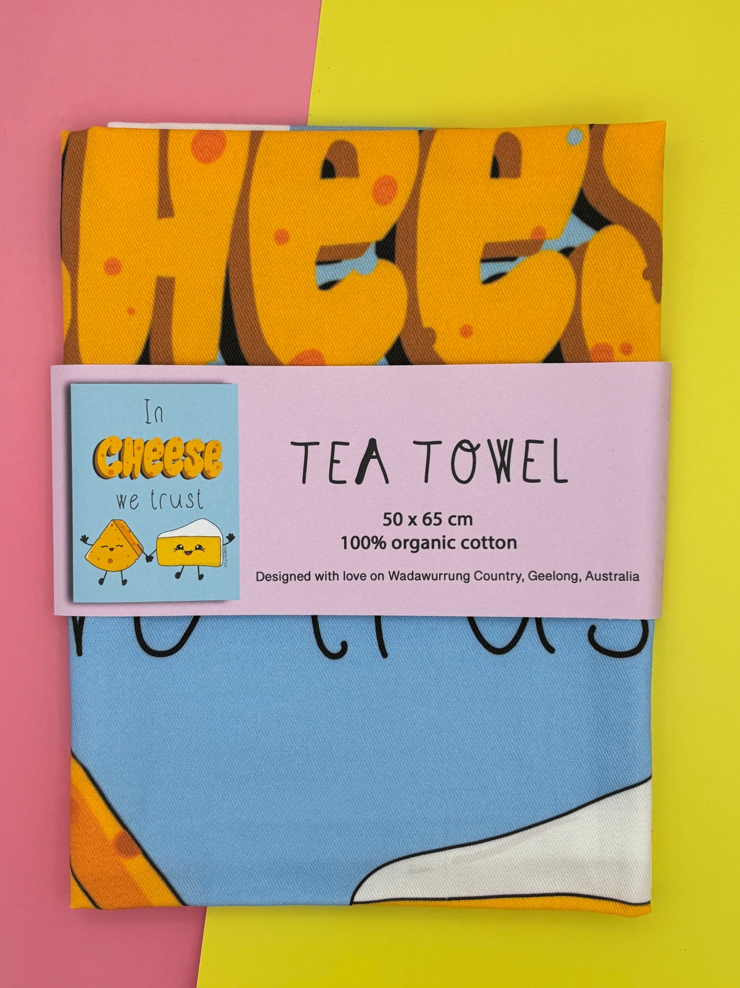 Cheese tea towel