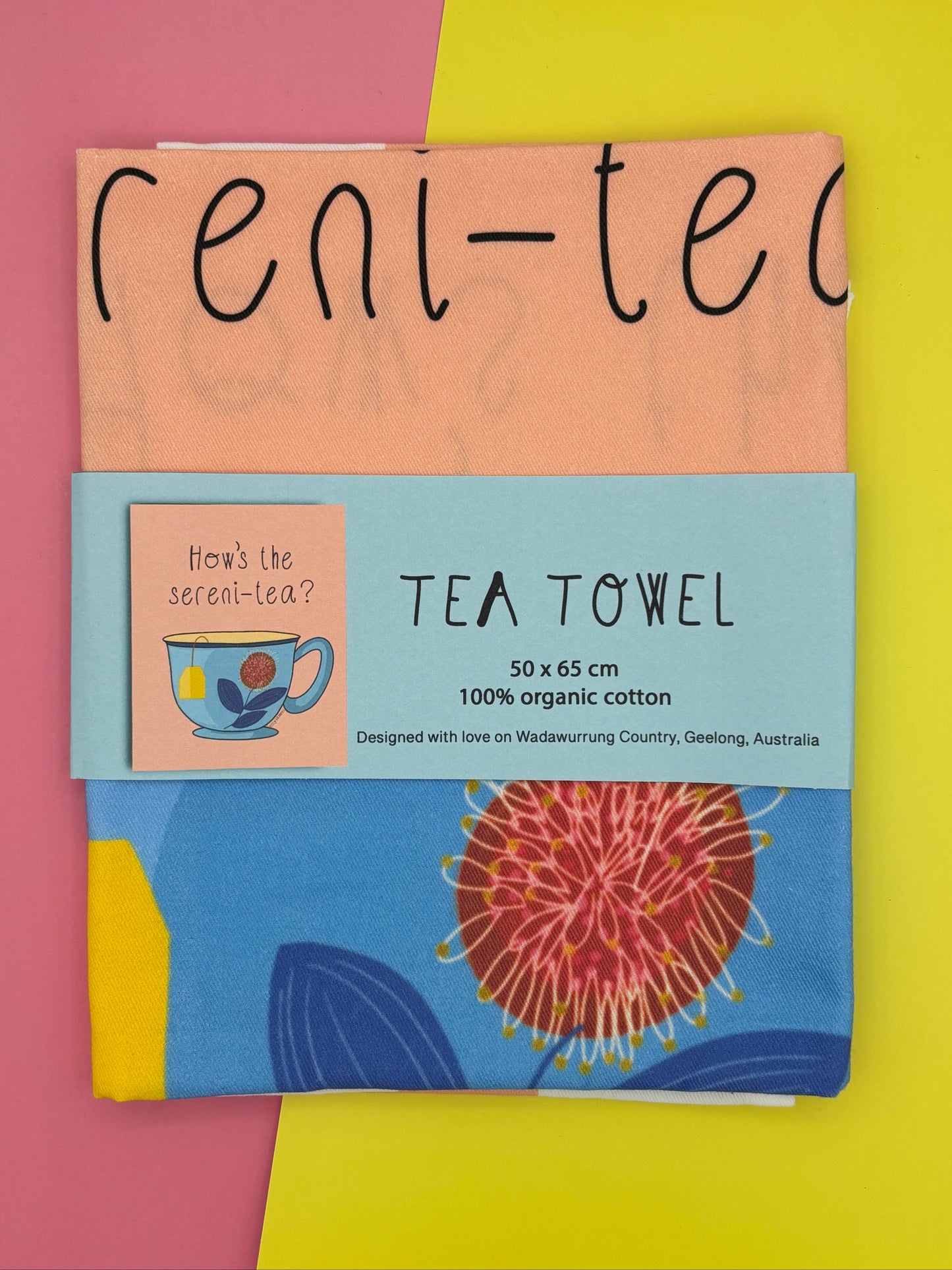 Sereni-tea tea towel