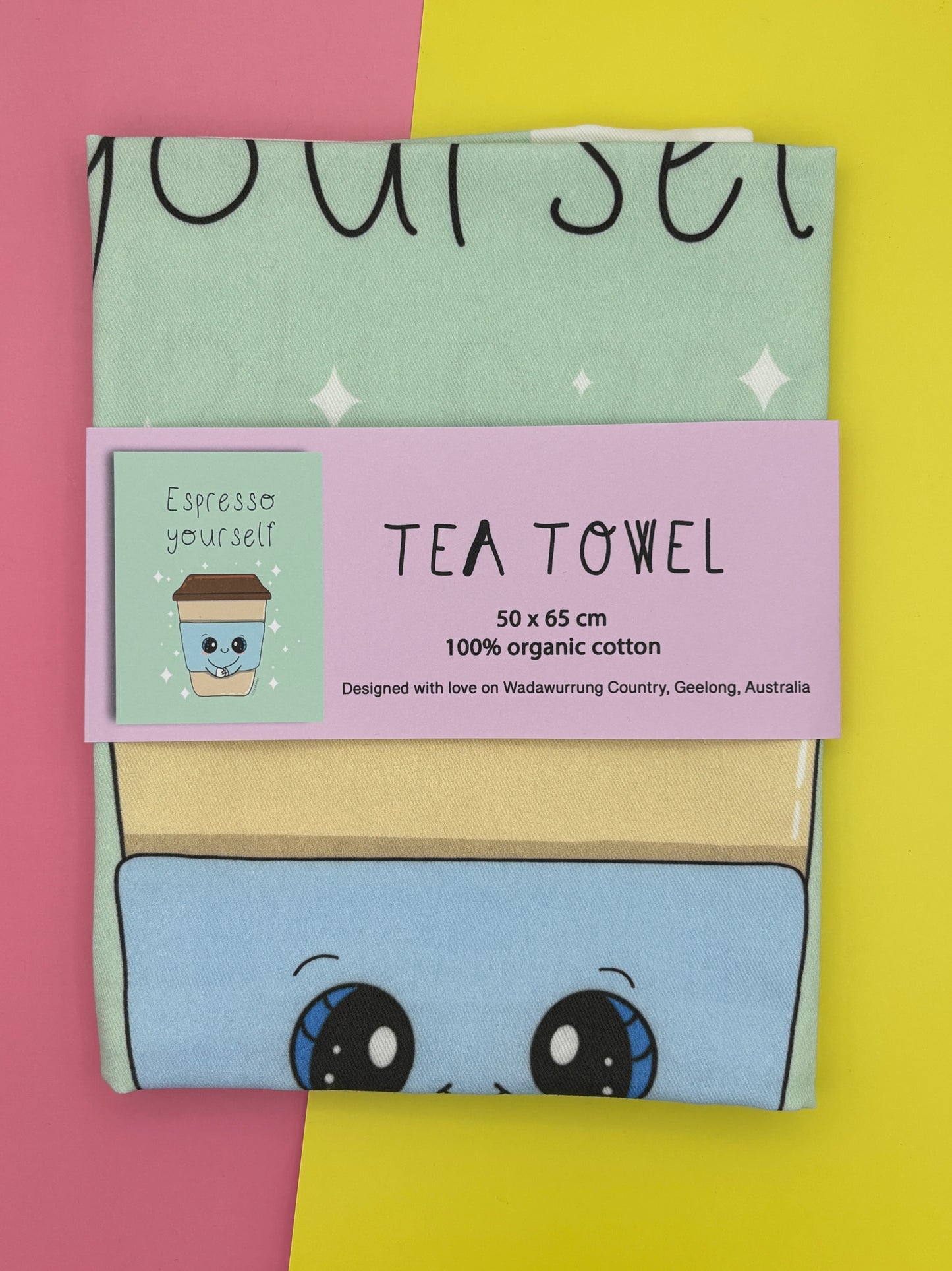 Espresso tea towel