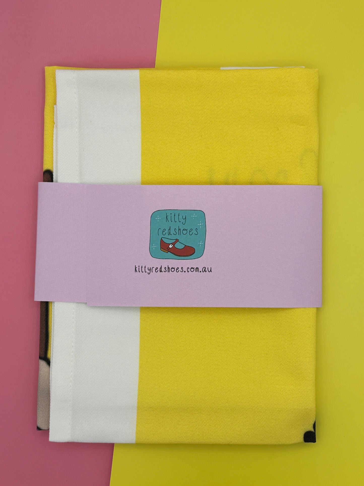 Chocolate tea towel