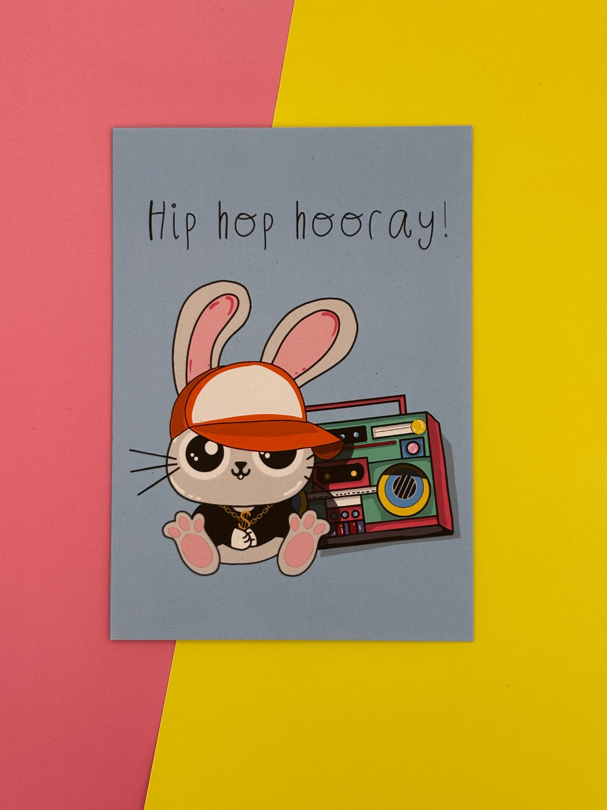 Hip hop hooray! greeting card
