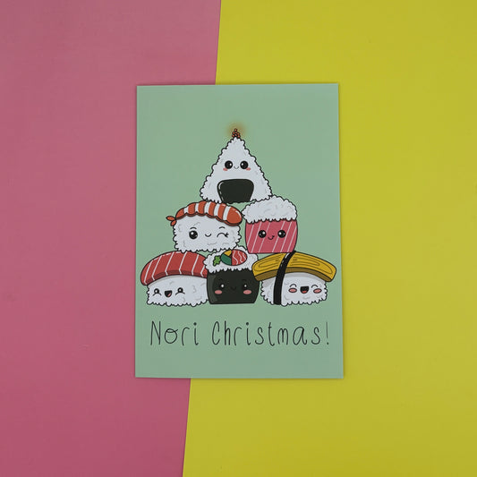 Nori Christmas! greeting card