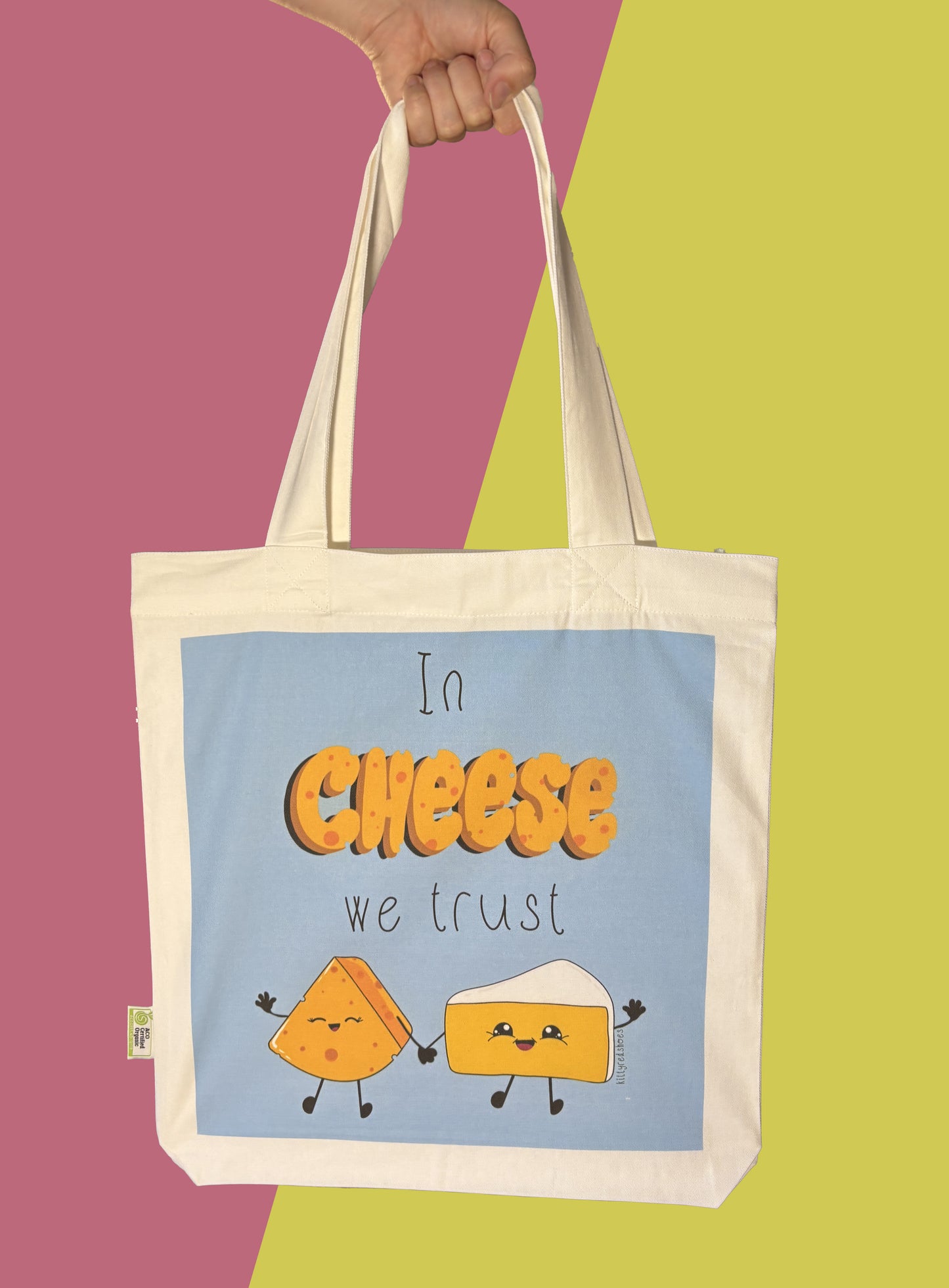 Cheese tote bag