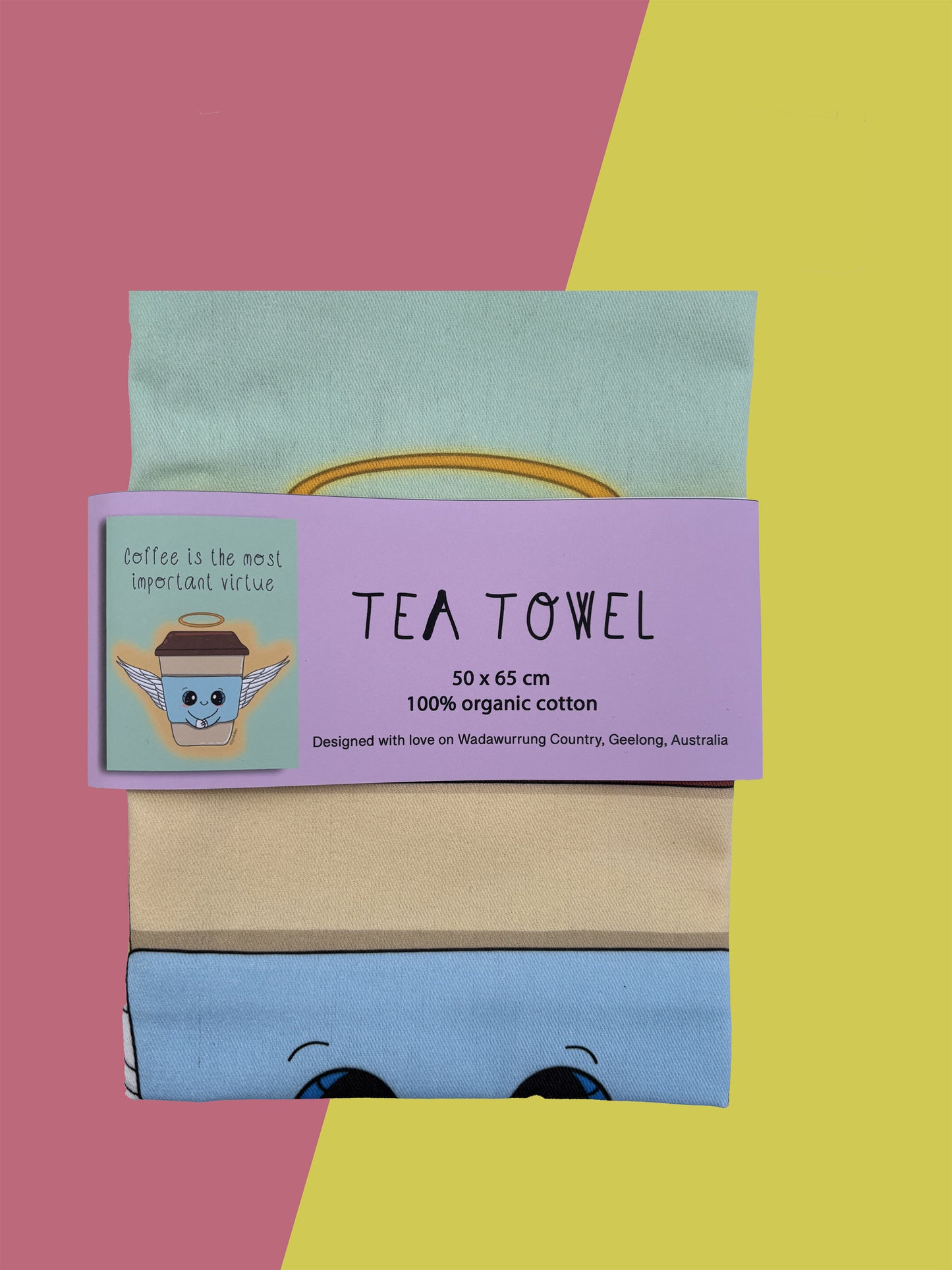 Coffee tea towel