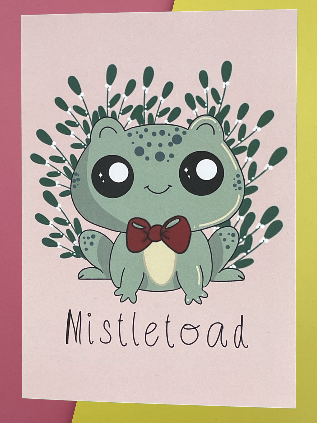 Mistletoad Card Mistletoad Christmas card – kitty redshoes