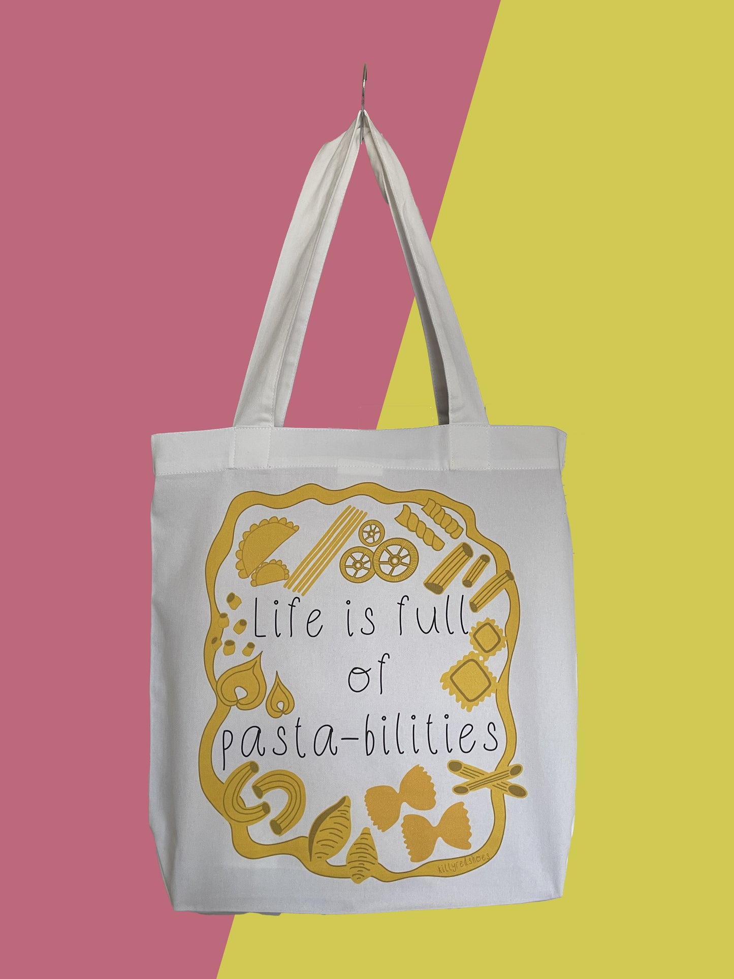 Life is full of pasta-bilities tote bag