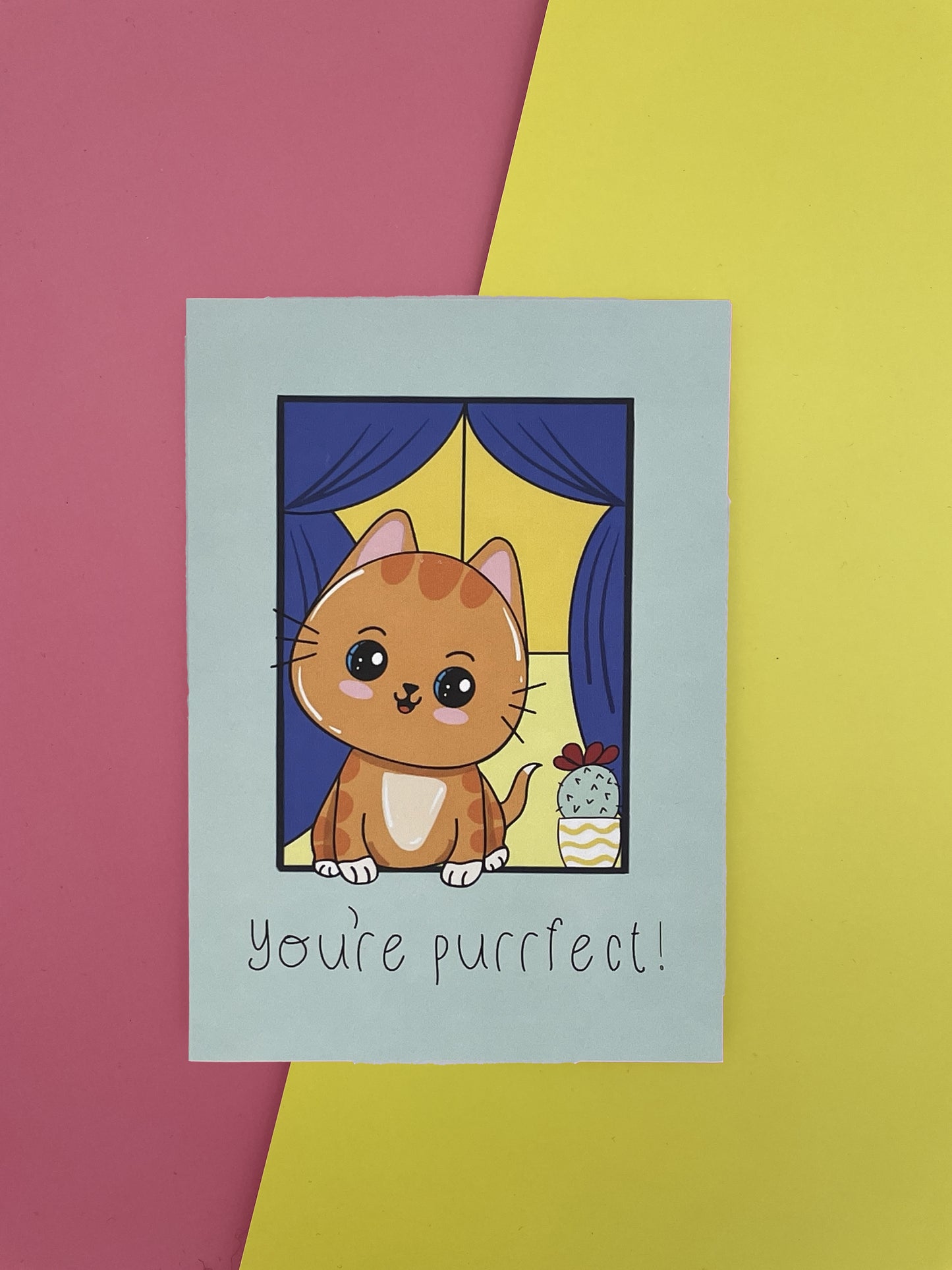 You're purrfect greeting card